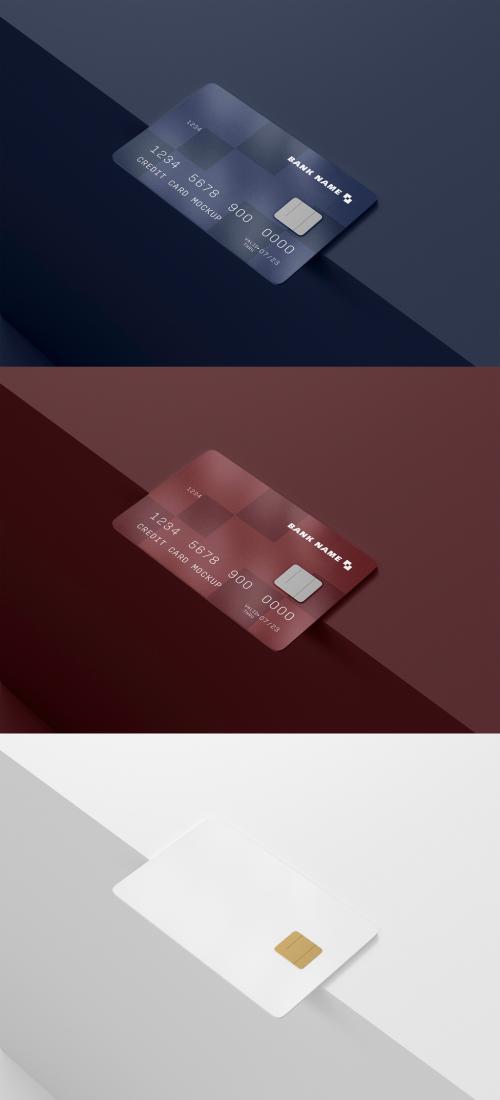 Adobe Stock - Isolated Credit Card Mockup - 461123648
