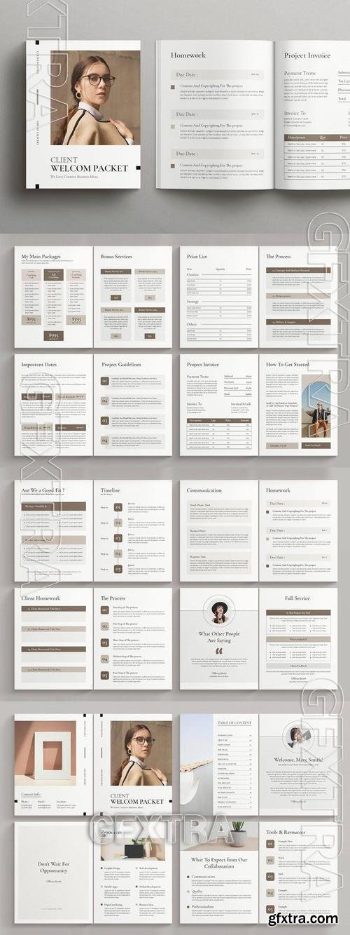 Client Welcome Packet Template 3N2D6A6