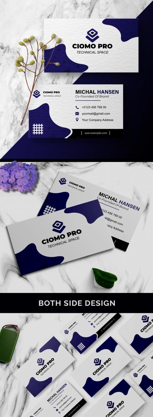 Adobe Stock - Business Card or Visiting Card Layout - 461334153