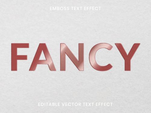 Adobe Stock - Emboss Text Effect Editable Layout - 461594842