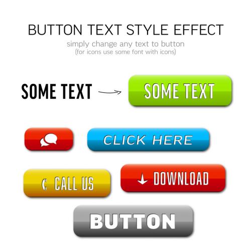 Adobe Stock - Text to 3D Button Editable Text Style Effect - 461595817