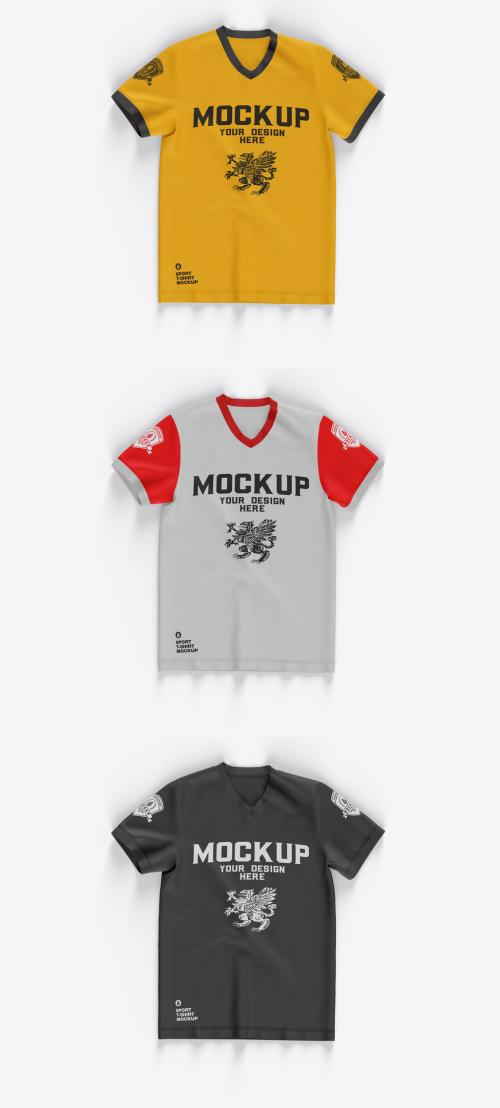 Adobe Stock - Men’S Sports T-Shirt Mockup. - 462310178