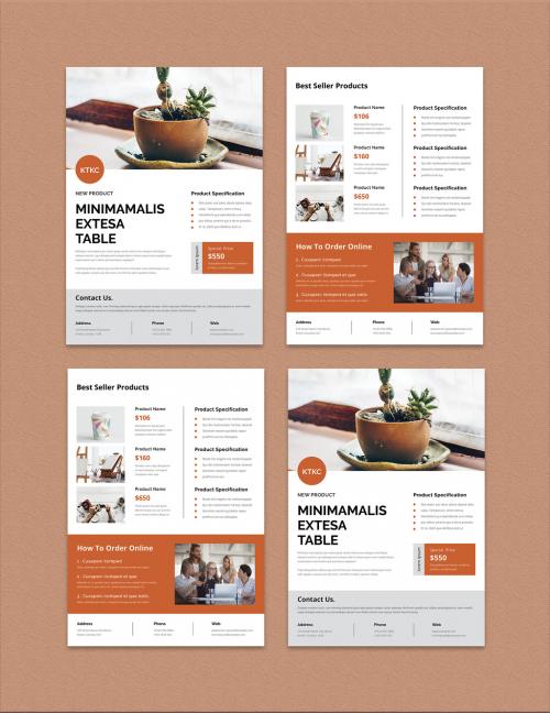 Adobe Stock - Product Flyer Layout - 462310344