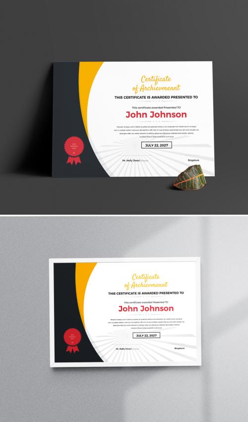 Adobe Stock - Certificateor Diploma Layout - 462310475