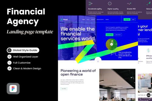 Fiscal Landing Page Template