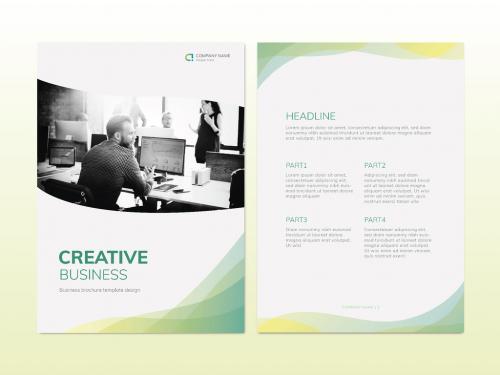 Adobe Stock - Green Business Annual Report Layout - 462896934