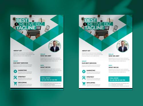 Adobe Stock - Paste Corporate Business Flyer Layout - 462954513
