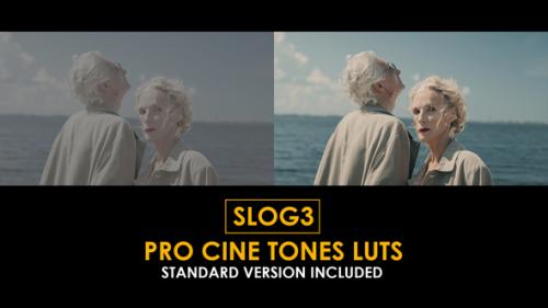 Videohive - Slog3 Pro Cine Tones and Standard LUTs - 51040393