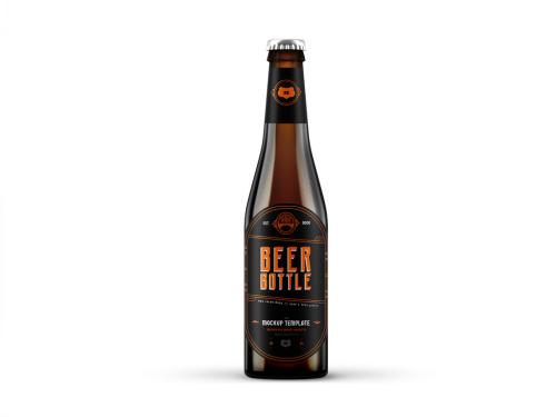 Adobe Stock - Beer Bottle Mockup - 462954657
