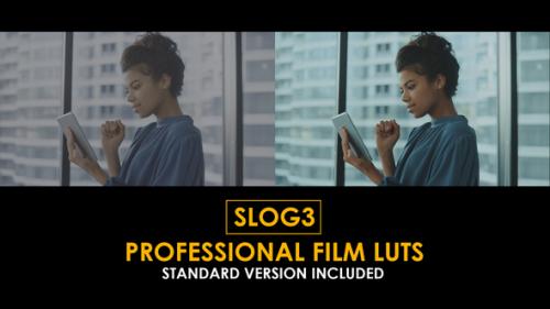 Videohive - Slog3 Professional Film and Standard LUTs - 51044357