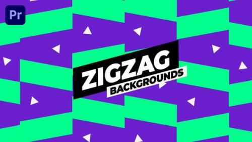 Videohive - ZigZag Backgrounds - 50910185