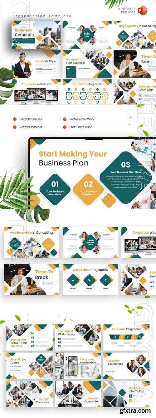 Business Corporate PowerPoint Template RQJE86H