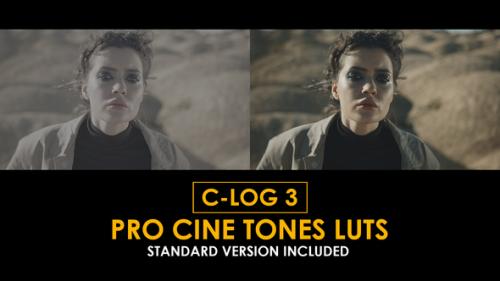 Videohive - C-Log3 Pro Cine Tones and Standard LUTs - 50923637