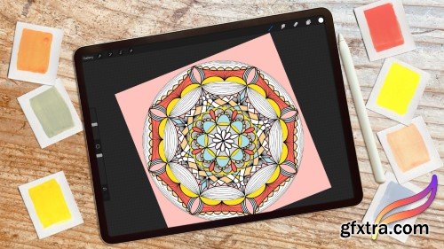 Mandala Magic in Procreate: A Quick & Colorful Adventure for Beginners