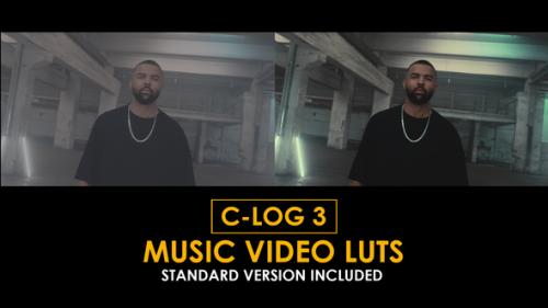 Videohive - C-Log3 Music video and Standard Color LUTs - 50930852