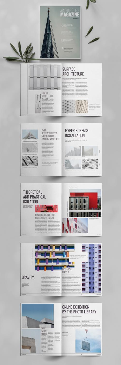 Adobe Stock - Architecture Magazine Layout - 463689723