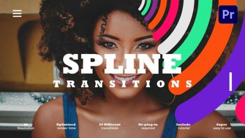 Videohive - Spline Transitions - 50943769