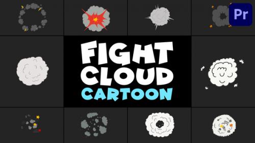 Videohive - Fight Cloud Cartoon | Premiere Pro MOGRT - 50948001