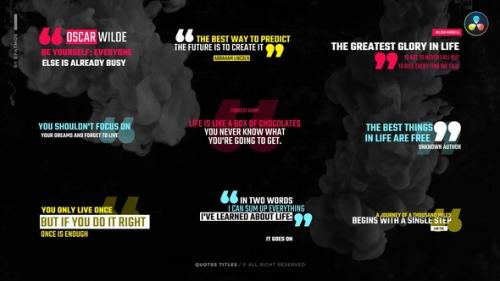 Videohive - Quotes Titles | DR - 50952657