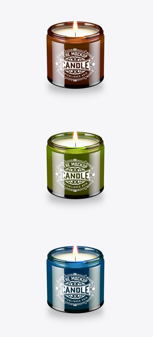 Adobe Stock - Jar Candle Mockup - 463916719