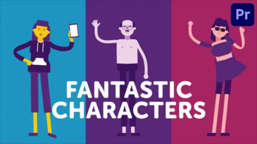 Videohive - Fantastic Characters for Explainer Animations for Premiere Pro - 50958682