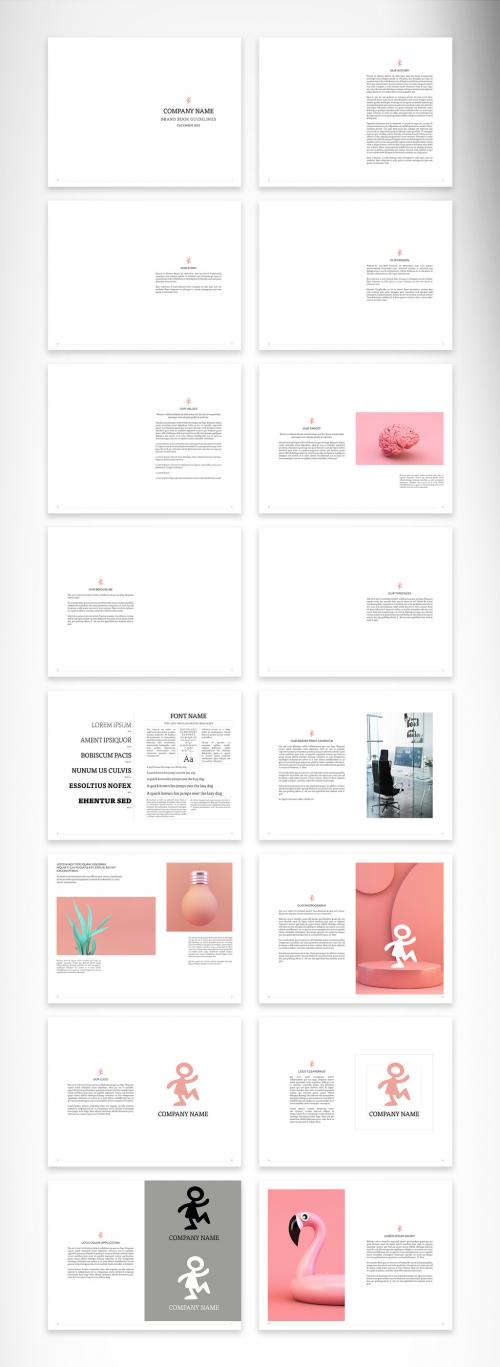 Adobe Stock - Brand Book Guidelines Layout - 463917310