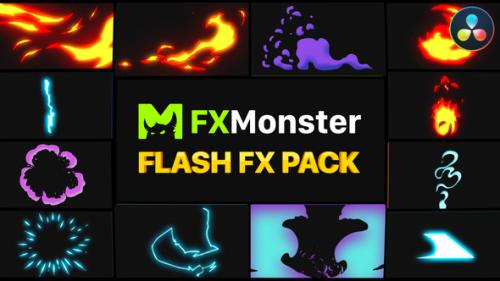 Videohive - Flash FX Elements | DaVinci Resolve - 50974205