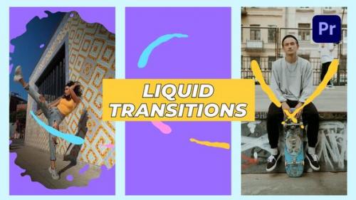 Videohive - Liquid Vertical Transitions - 50974413