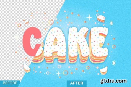 Cake Text Effect BSUCSYD