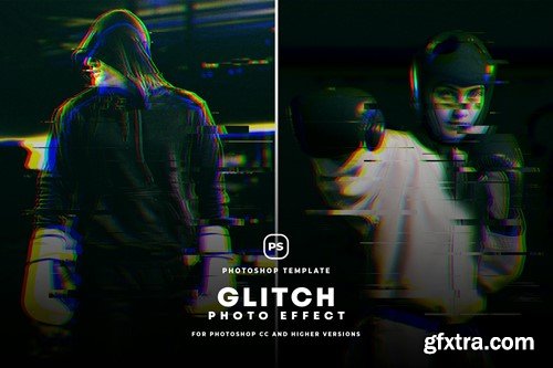 Glitch Photo Effect F2EHXCF
