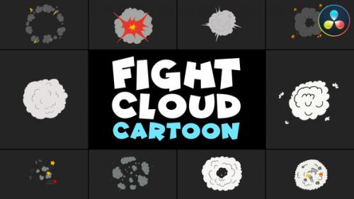 Videohive - Fight Cloud Cartoon | DaVinci Resolve - 50975454