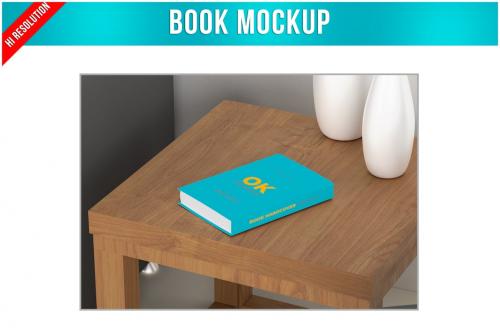 Book Mockup Living Room
