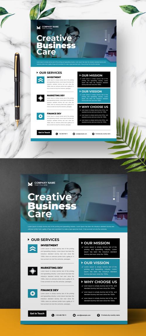 Adobe Stock - Corporate Flyer New Layout - 464333866