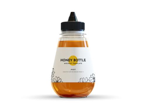 Adobe Stock - Honey Bottle Mockup - 464337141