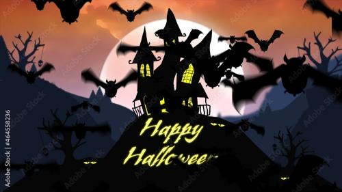 Adobe Stock - Halloween Castle Title - 464558236