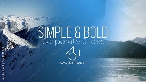 Adobe Stock - Simple and Bold Corporate Slides - 464558248