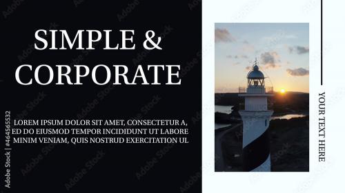 Adobe Stock - Simple Elegant Corporate Title - 464565532