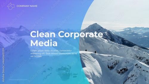Adobe Stock - Clean Corporate Media Title - 464565539