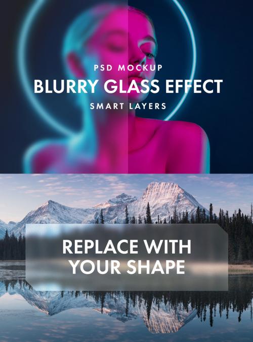 Adobe Stock - Blurry Glass Effect - 465123379