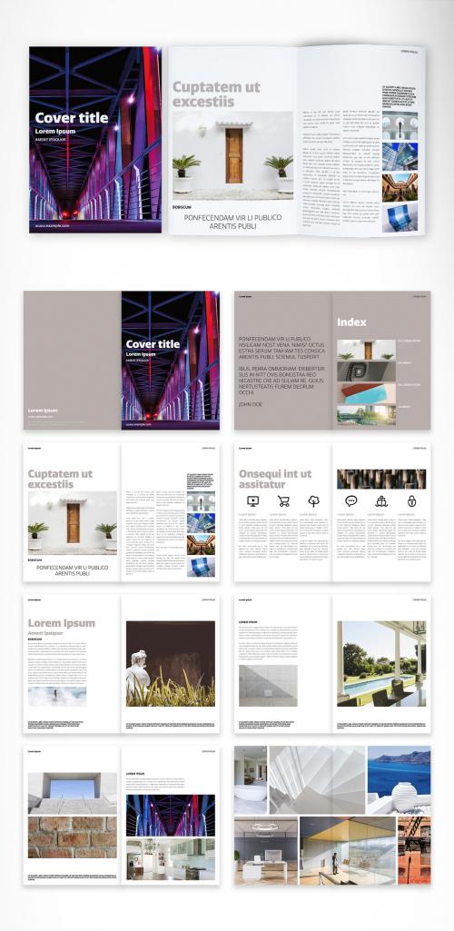Adobe Stock - Architecture and Visual Design Brochure - 465123595