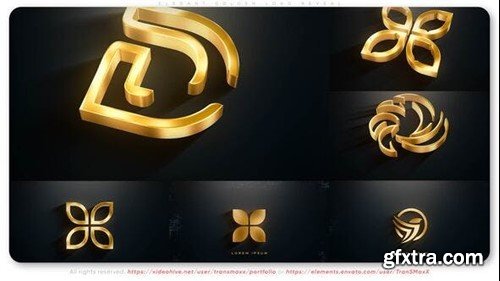 Videohive Elegant Golden Logo Reveal 51109232
