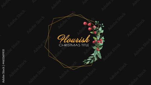 Adobe Stock - Flourish Christmas Title - 465369931
