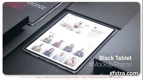 Videohive Black Tablet Promo 51129541