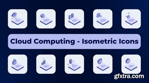 Videohive Cloud Computing - Isometric Icons 51159340