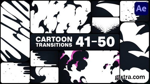 Videohive Cartoon Transitions for After Effects 51158658