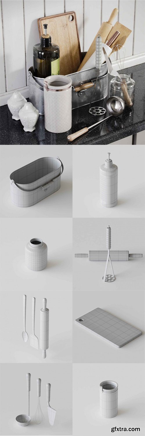 Kitchenware Vol.02 - 3D Models