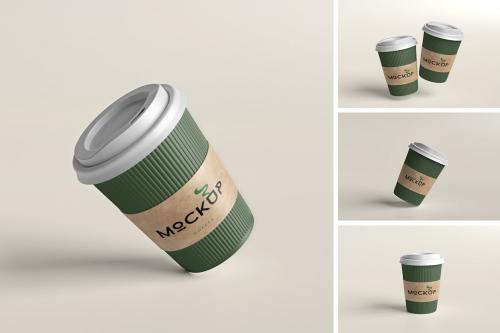 Paper coffee cup mockup