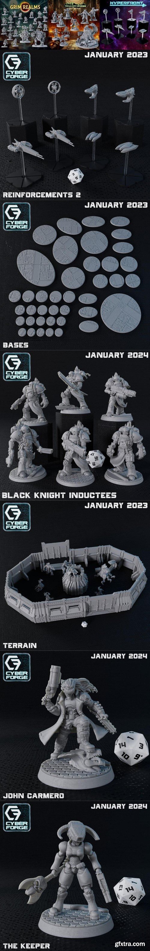 Cyber-Forge Miniatures January 2024 – 3D Print Model