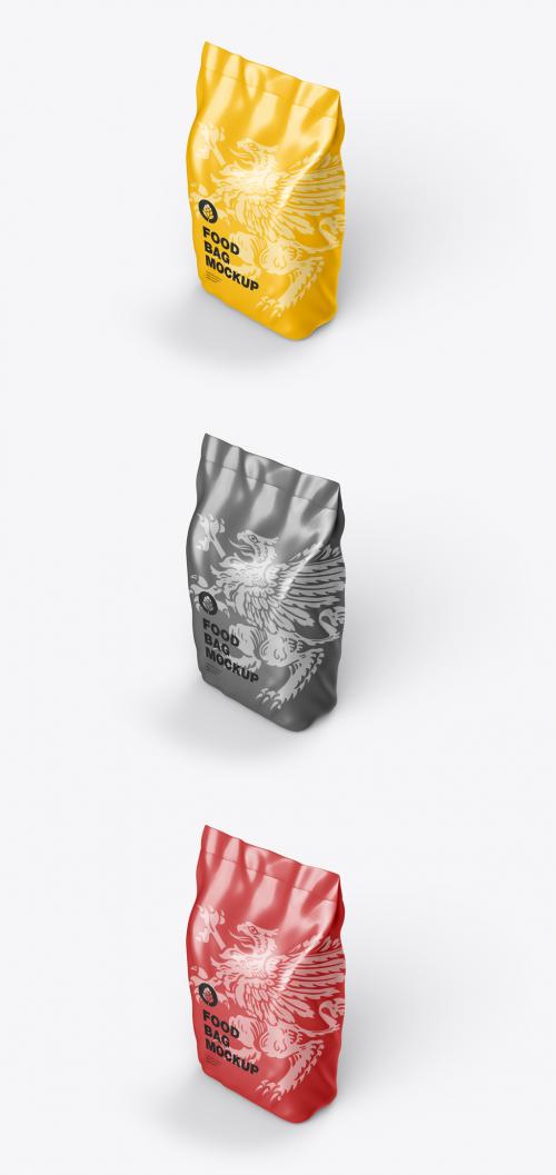 Adobe Stock - Metallic Food Bag Mockup - 467447714