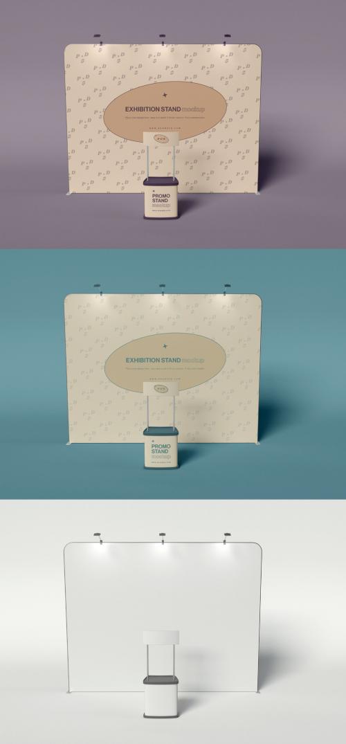 Adobe Stock - Exhibition and Promo Stand Mockup - 468032152